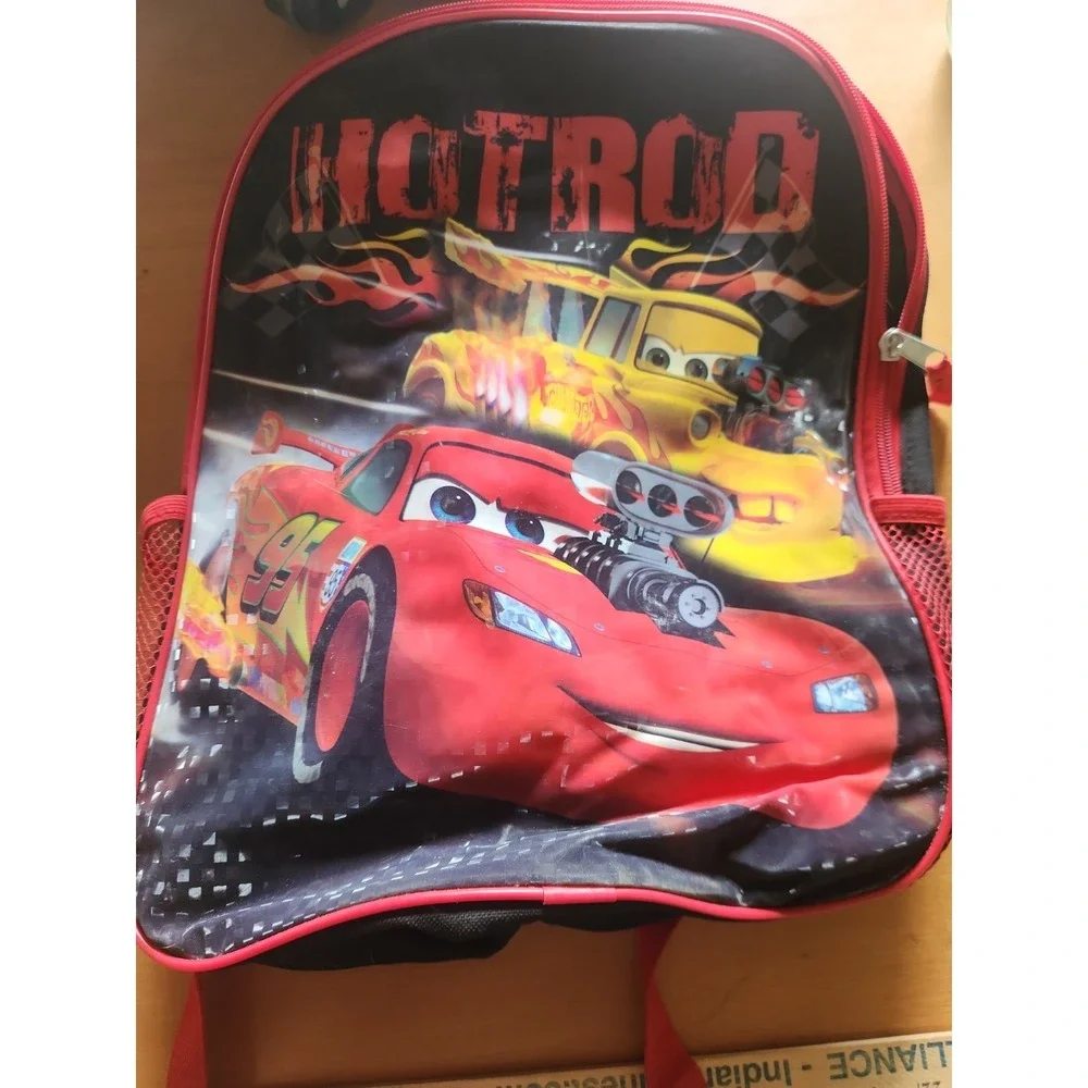 Disney‎ Cars Lightning McQueen HOTROD Kids Backpack